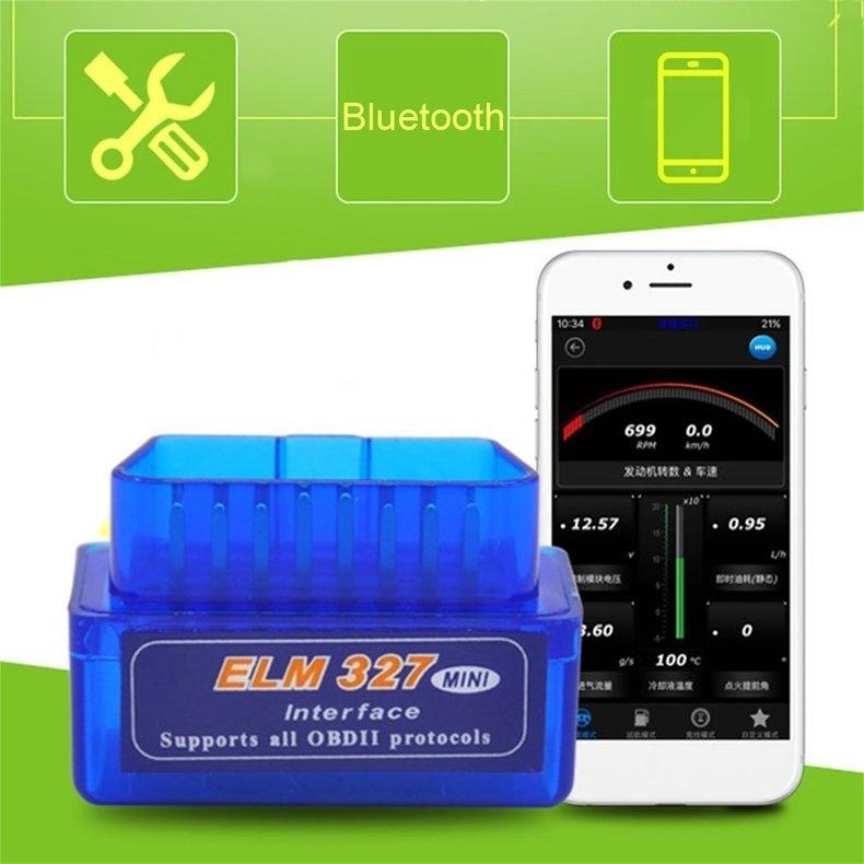 Ασύρματο Διαγνωστικό Βλαβών Αυτοκινήτου Mini OBDII Bluetooth V2.1 ELM327